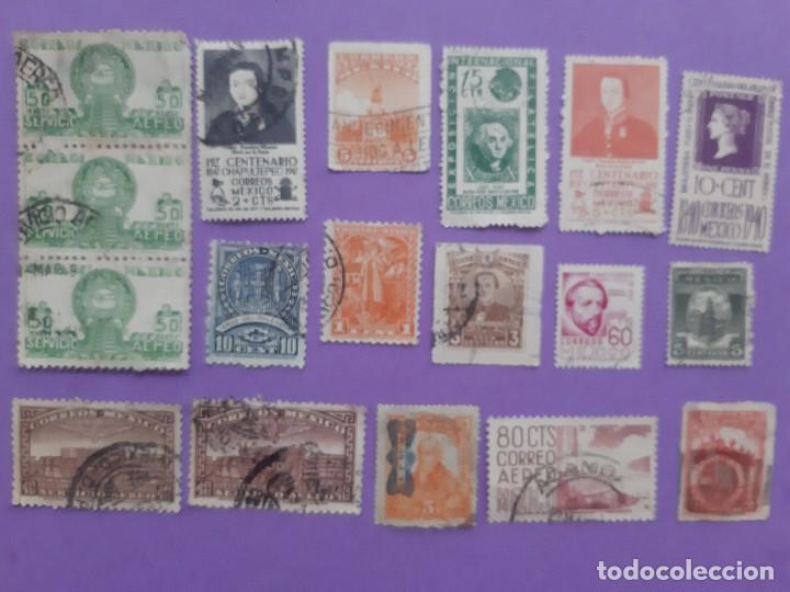 Sellos: LOTE 18 SELLOS MEXICO - Foto 1