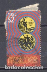 Sellos: Mexico 1968, usado, olimpiadas - Foto 1