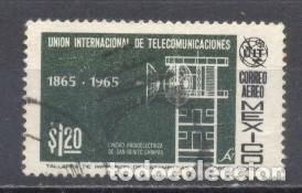 Sellos: Mexico 1965, usado, telecomunicaciones - Foto 1