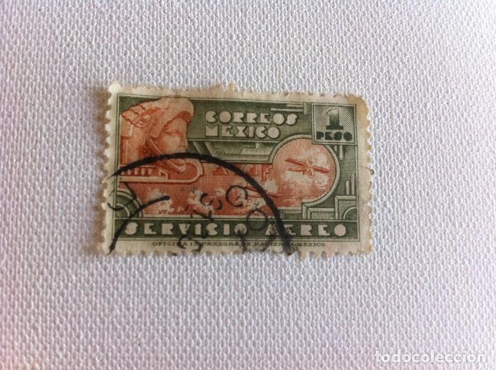 Selos: SELLO USADO. MÉXICO. 1 PESO