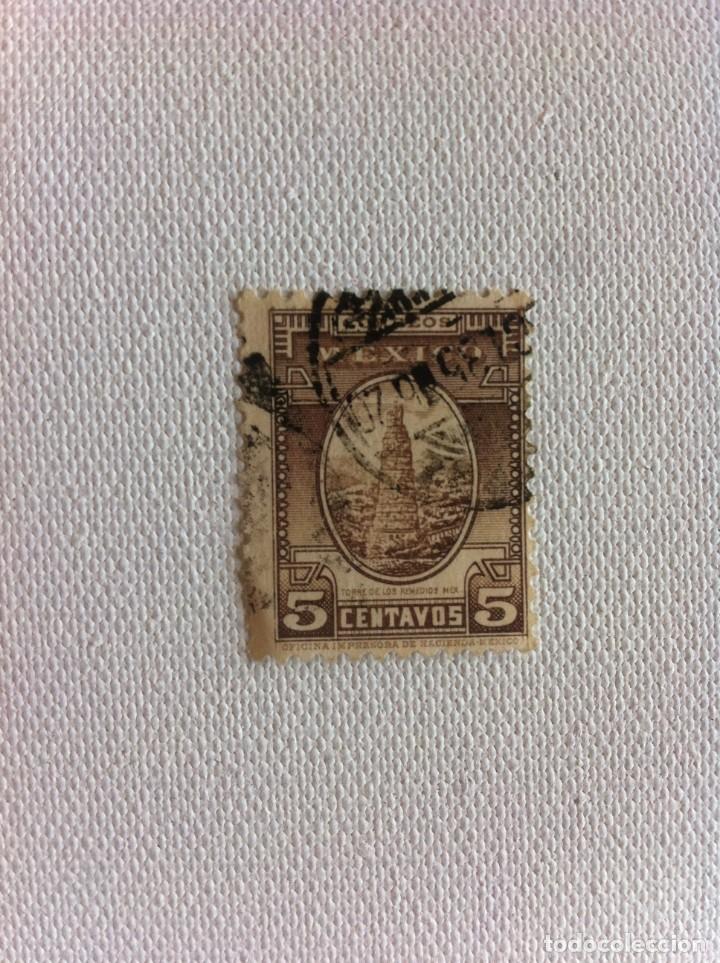 Sellos: SELLO USADO. M&Eacute;XICO. 5 CENTAVOS - Foto 1