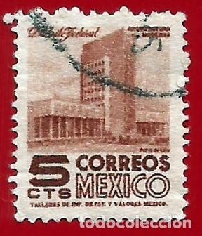 Sellos: Mejico. 1950. Scott # 857. Edificio. Ciudad de Mexico - Foto 1