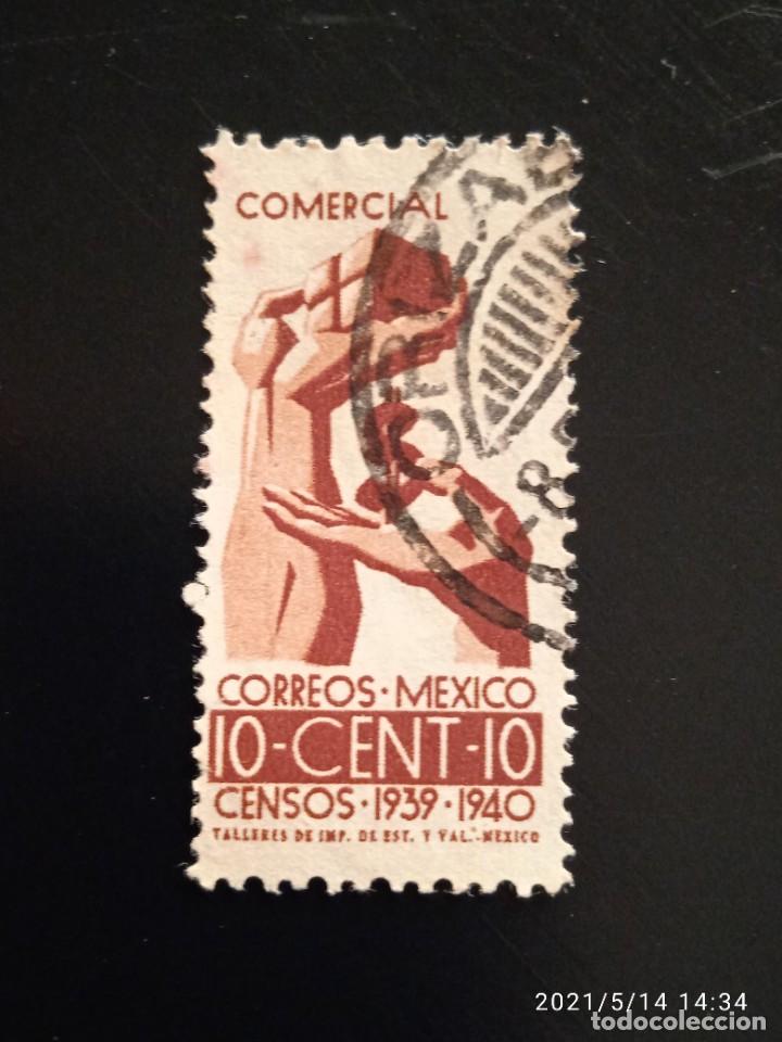 Sellos: MEXICO 10 CTS COMERCIO A&Ntilde;O 1940. - Foto 1