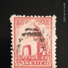 Sellos: MEXICO 4 CTS MONUMENTO AÑO 1934.. Lote 263963450