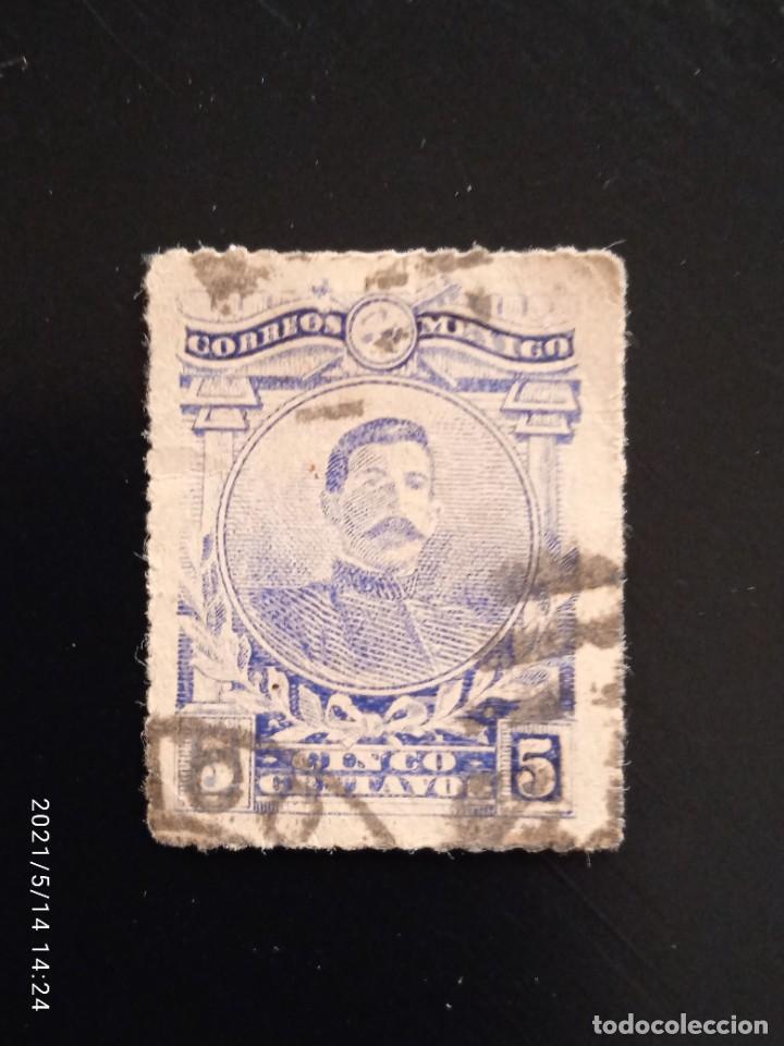 Sellos: MEXICO 5 CENTS A&Ntilde;O 1890. - Foto 1