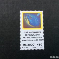 Sellos: MEXICO Nº YVERT 1177*** AÑO 1987. VACUNACION CONTRA LA POLIOMIELITIS. Lote 301502043