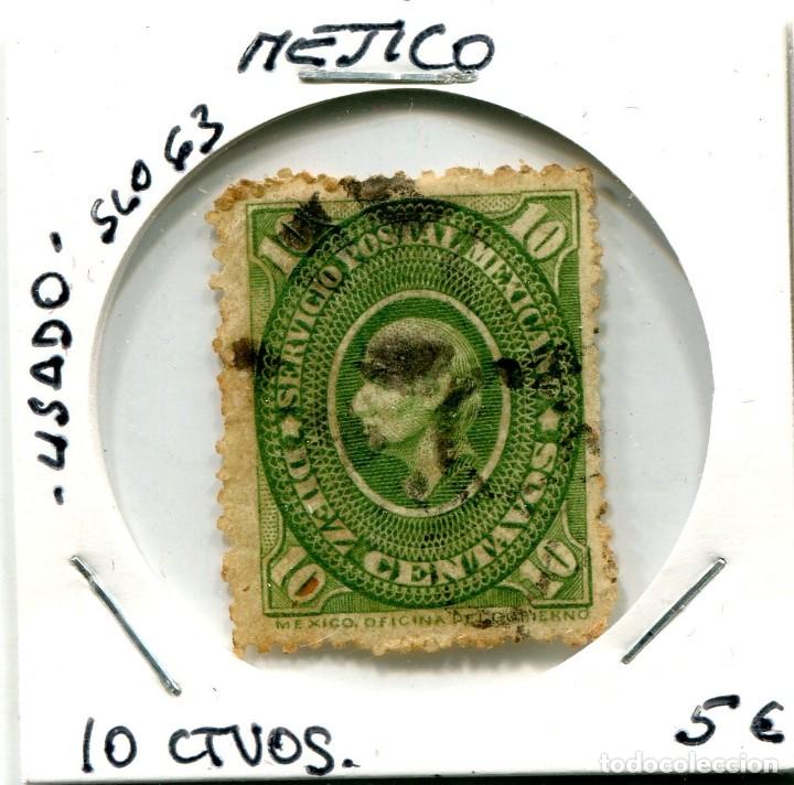 Sellos: 10 CENTAVOS MEJICO ( USADO ) ( SLO63 ) - Foto 1