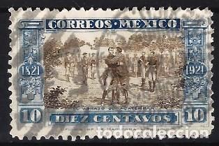 Sellos: M&Eacute;XICO 1921 - CENTENARIO DE LA INDEPENDENCIA - USADO - Foto 1