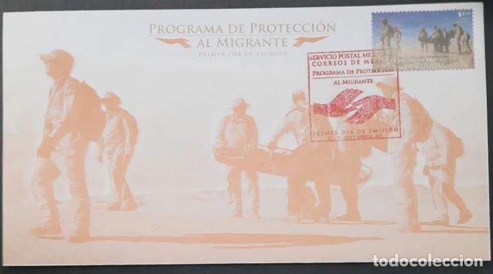 Sellos: P) 2013 MEXICO, MIGRANT PROTECTION PROGRAM FDC, COOPERATION PROGRAMS, ECONOMIC GROWTH, XF - Foto 1
