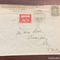 Sellos: O) 1915 MEXICO, MIX FRANKING, POSTAGE DUE, COAT OF ARMS, 5C, PANAMA CANAL  US POSTAGE 2C, FROM CANAN. Lote 314493968