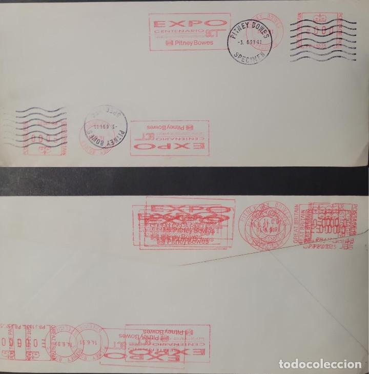 Sellos: SO) MEXICO, SPECIMEN, PITNEY BOWES - Foto 1