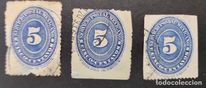 Sellos: SO) MEXICO NUMERAL 5C, IN BLUE - Foto 1