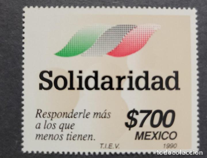 Sellos: SO) 1990 MEXICO, SOLIDARITY, MNH - Foto 1