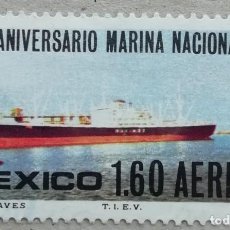 Sellos: 1977. MÉXICO. A 435. 60 ANIVERSARIO DE LA MARINA MERCANTE MEXICANA. SERIE COMPLETA. USADO.. Lote 351292894