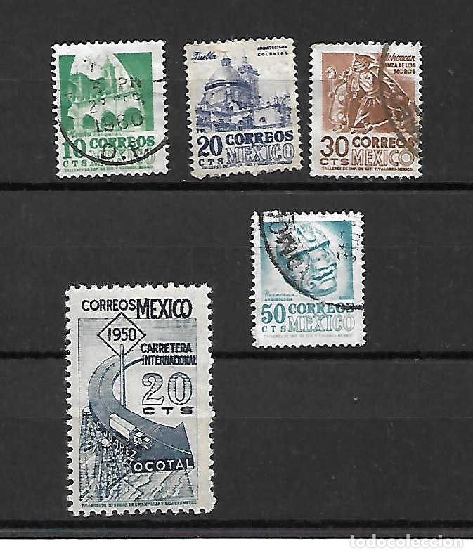 Sellos: sellos b&aacute;sicos. Mexico emit. a&ntilde;o 1950 - Foto 1