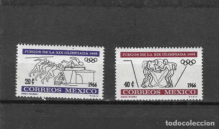 Sellos: MEXICO N&ordm; 727 al 728 (**) - Foto 1