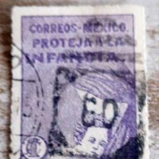 Sellos: SELLO USADO MÉXICO MÉJICO, 1929, BENEFICENCIA, TASA POSTAL. Lote 360556985
