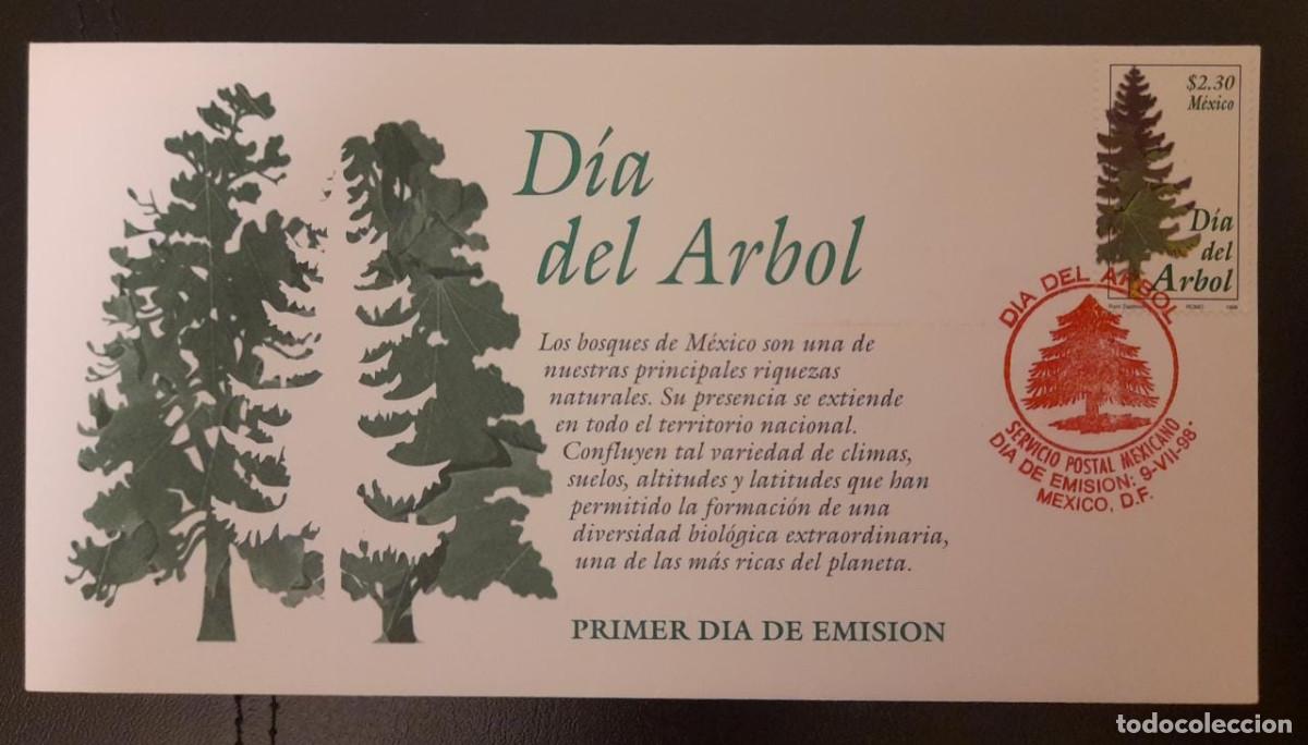 Sellos: SO) 1998 M&Eacute;XICO, ARBOR DAY, FDC - Foto 1