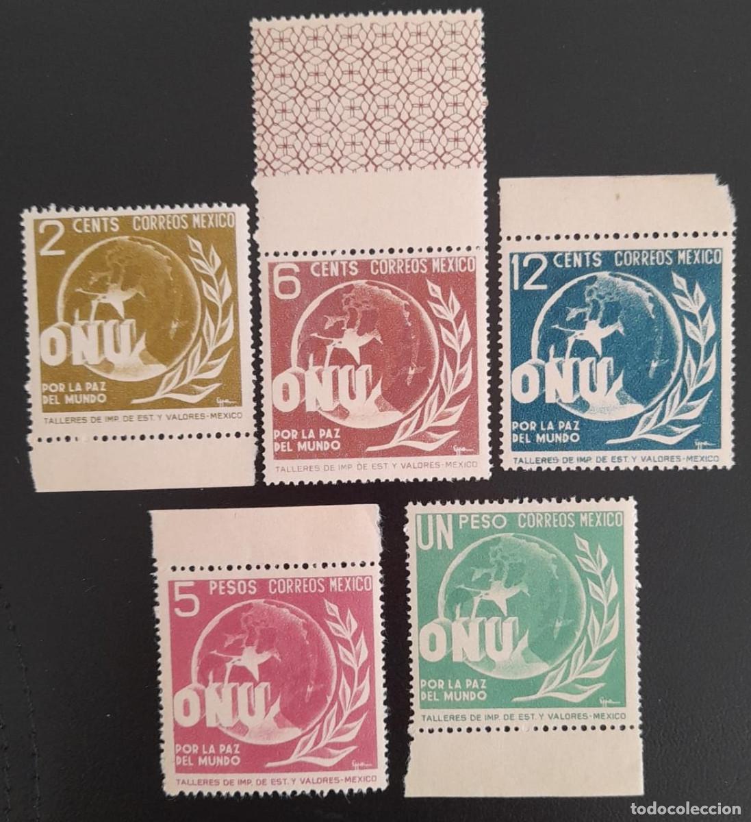 Sellos: SO) M&Eacute;XICO, UN WITH SHEET EDGE MNH - Foto 1