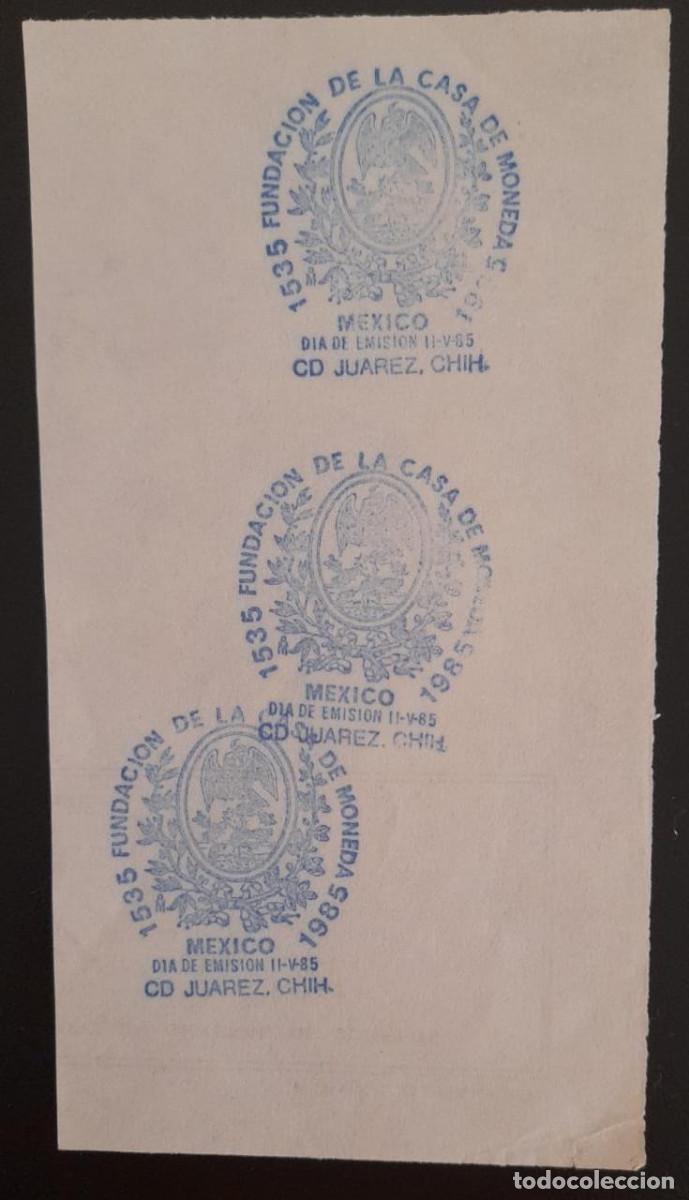 Sellos: SO) 1985 MEXICO FIRST DAY CANCELLATIONS, MINT FOUNDATION - Foto 1