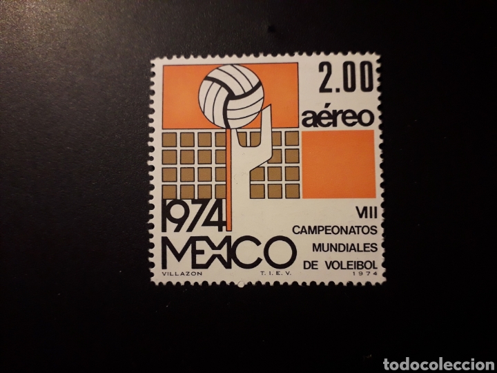 Selos: MÉXICO YVERT A-373 SERIE COMPLETA NUEVA *** 1974 DEPORTES. VOLEIBOL PEDIDO MÍNIMO 3€