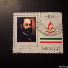 Francobolli: MÉXICO YVERT 1178 SERIE COMPLETA USADA 1987 JOSÉ MARÍA IGLESIAS PEDIDO MÍNIMO 3€