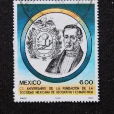 Sellos: SELLO MEXICO 1983 CL ANIVERSARIO SOCIEDAD MEXICANA DE GEOGRAFÍA Y ESTADÍSTICA