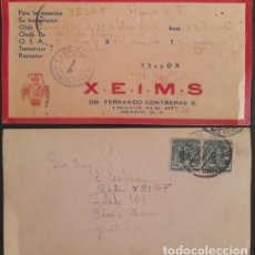 Sellos: A) 1935, MEXICO, CIRCULATED LETTER, XEIMS, WITH CANCELLATION. Lote 388393604