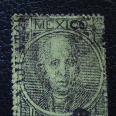 Sellos: MEXICO 1868 GUANAJUATO OVERPRINTED DISTRICT NAME, NUMBER AND ABBREVIATED DATE. USED.. Lote 390380764