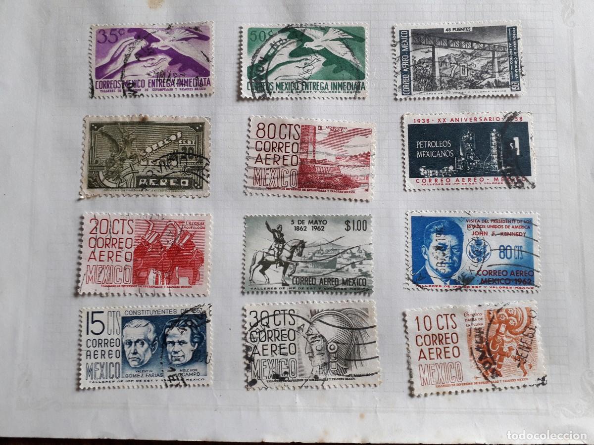 Sellos: sello de 12 sellos de M&eacute;xico. - Foto 1