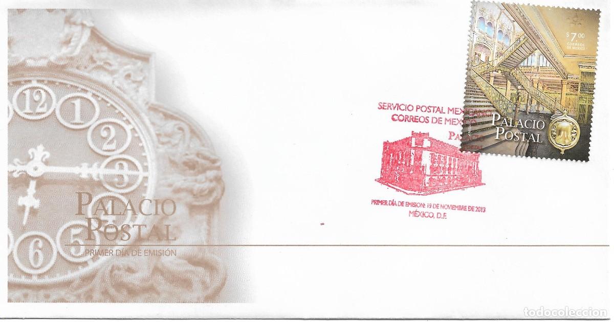 Sellos: J) 2013 MEXICO, POSTAL PALACE, FDC - Foto 1