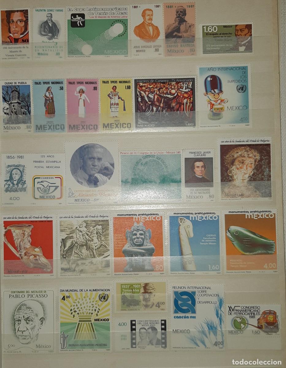 Sellos: M&Eacute;XICO, 1981. LOTE - Foto 2