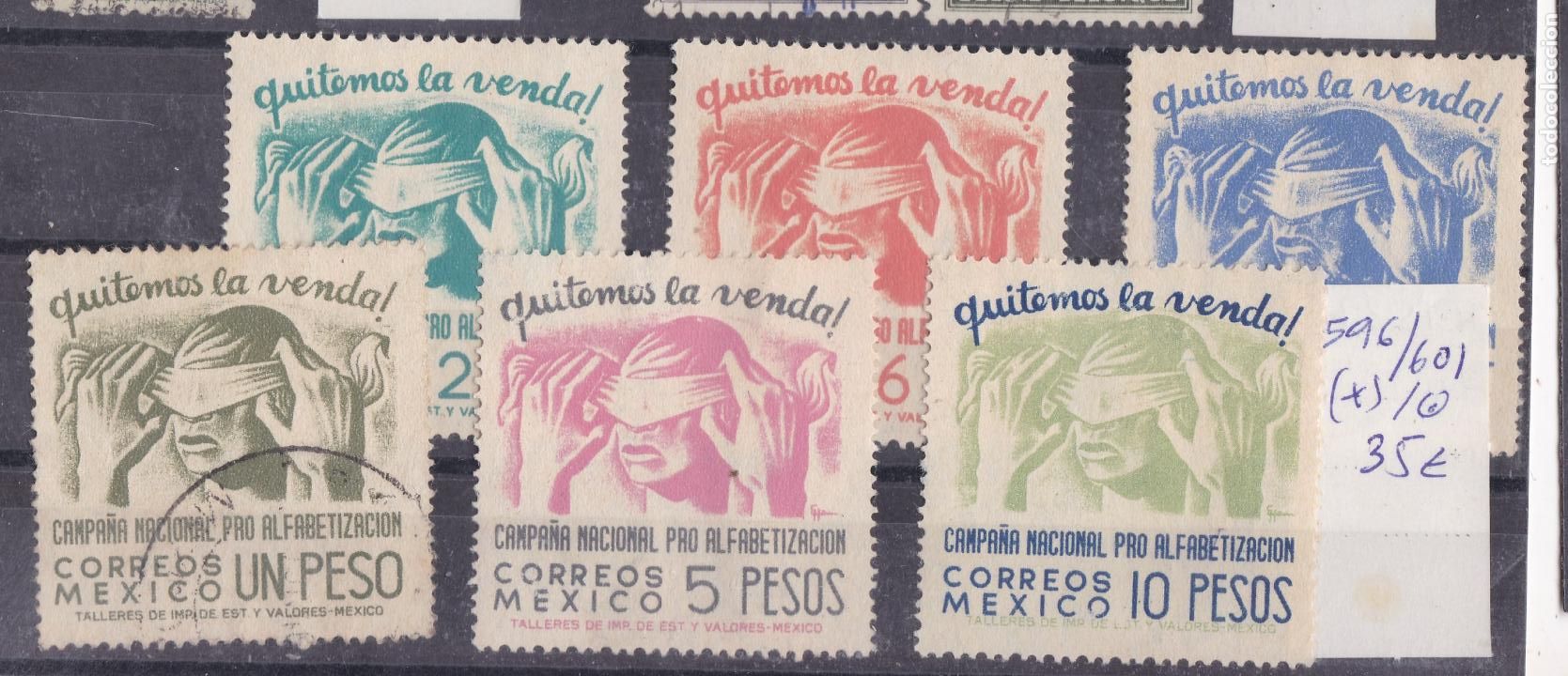 Sellos: FC-126- MEXICO YT 596/601 - Foto 1