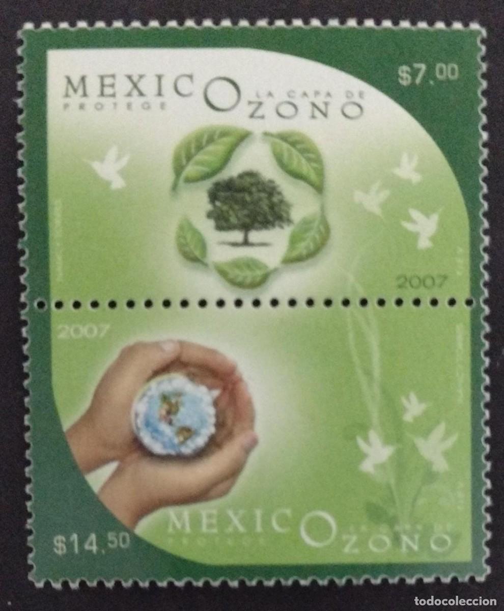 Sellos: BD)2007, MEXICO, PROTECT THE OZONE LAYER, MNH - Foto 1