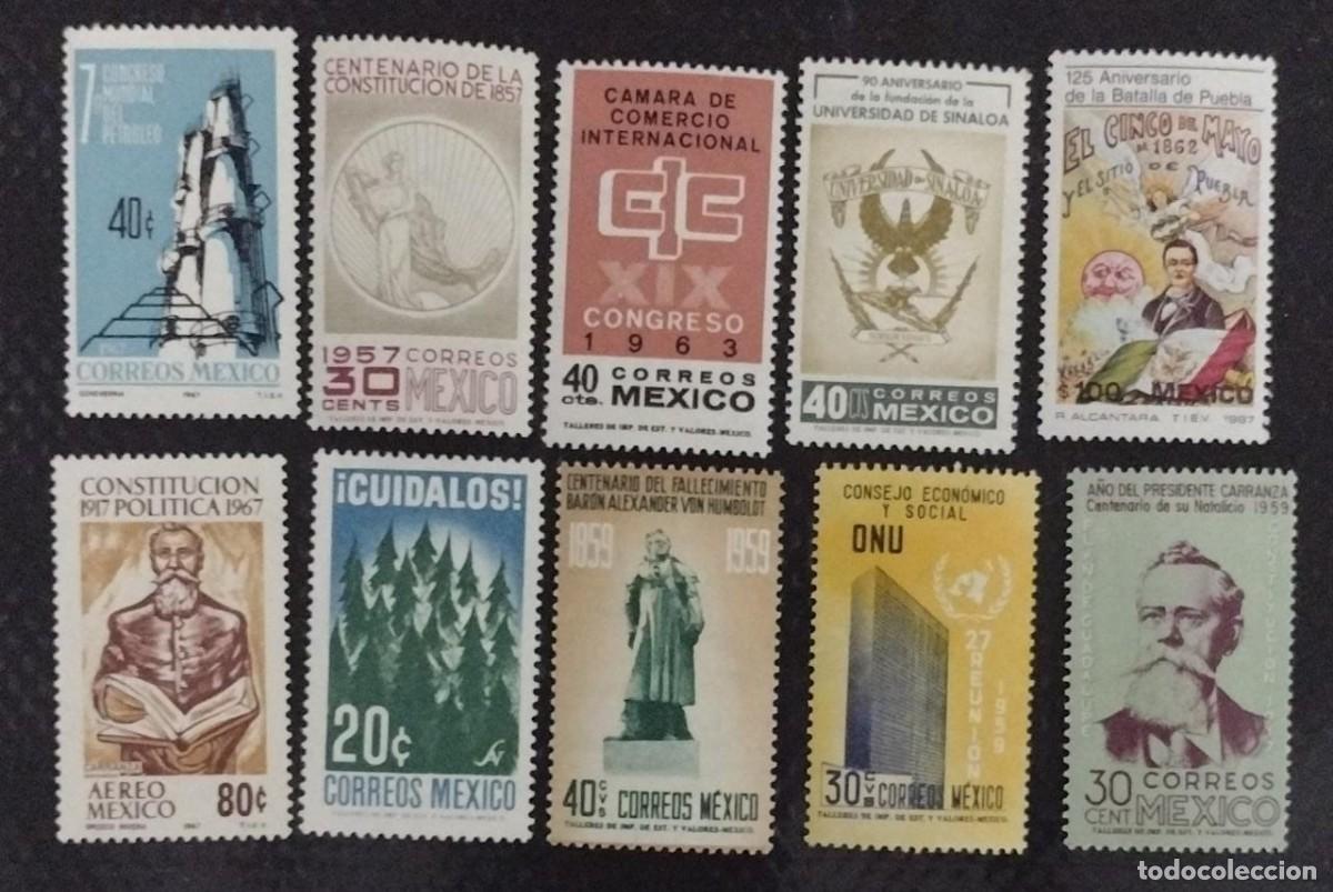 Sellos: BD) MEXICO, VARIOUS STAMPS, MNH - Foto 1
