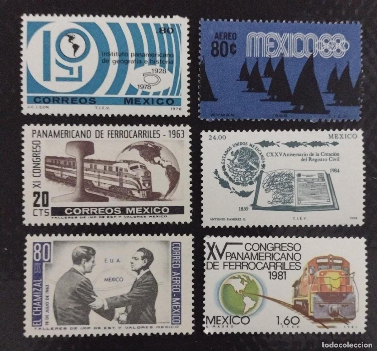Sellos: BD) MEXICO, VARIOUS STAMPS, MNH - Foto 1