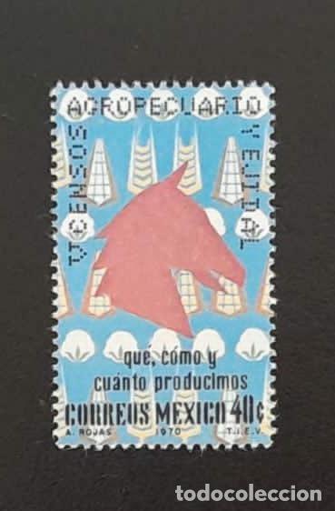 Sellos: SL) 1970 MEXICO AGRICULTURAL CENSUS MNH - Foto 1
