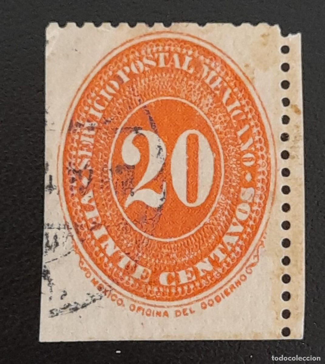 Sellos: SL) MEXICO NUMBER 20C USED - Foto 1