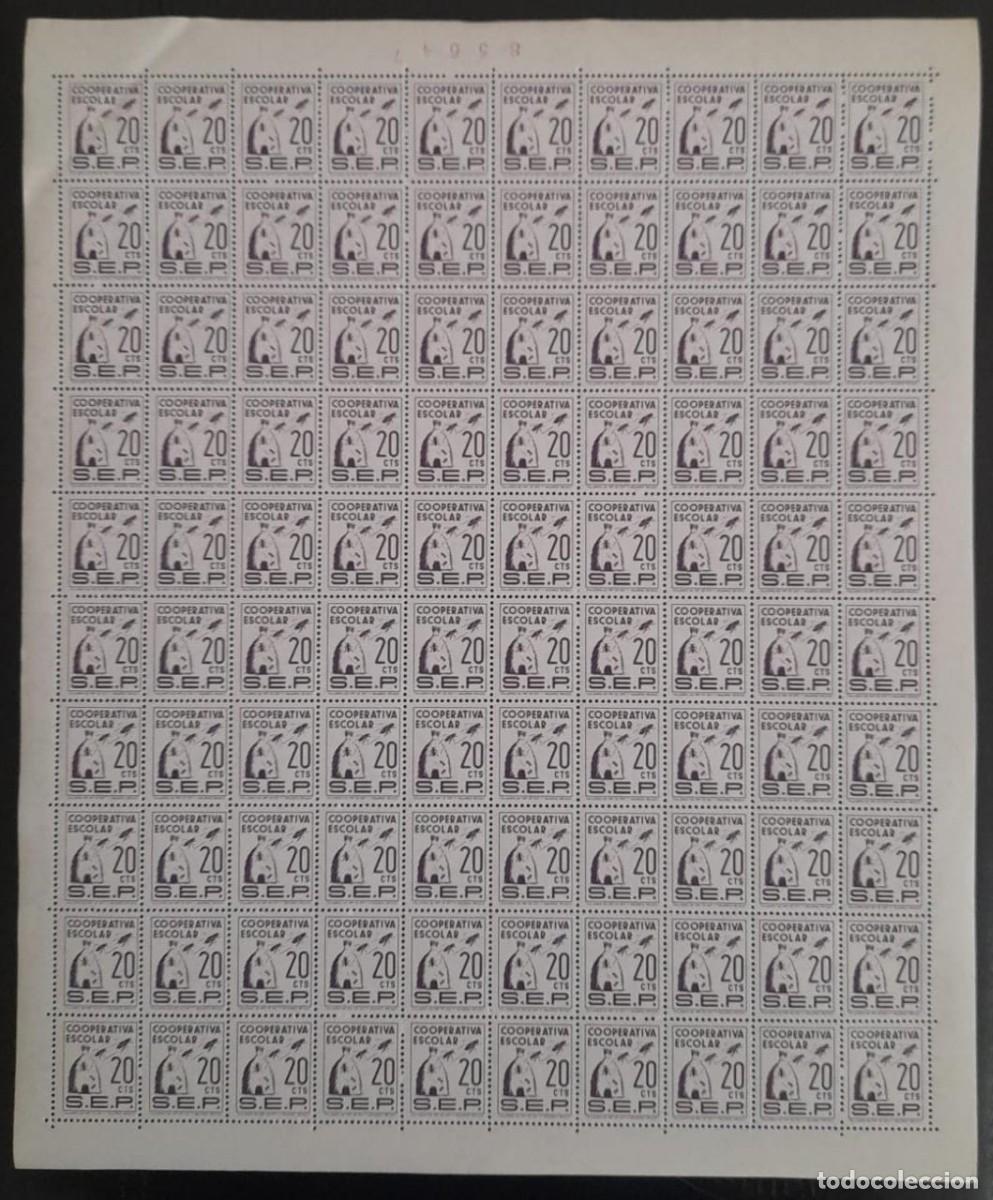 Sellos: SD) MEXICO, SCHOOL COOPERATIVE, PAYROLL, MNH - Foto 1