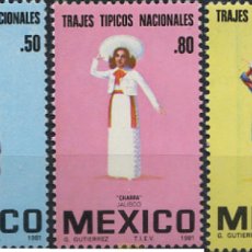 Francobolli: 343217 MNH MEXICO 1981 TRAJES TIPICOS NACIONALES