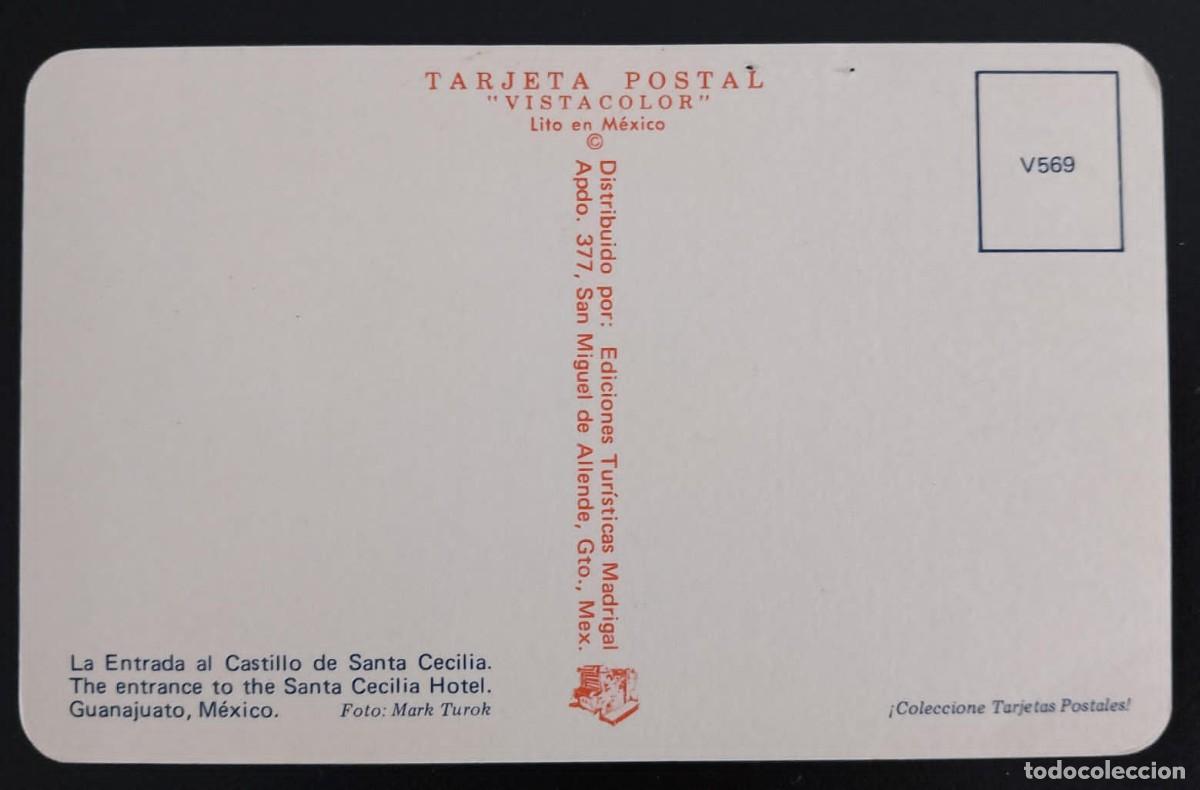 Sellos: SD)MEXICO. POSTCARD. CASTLE. - Foto 2