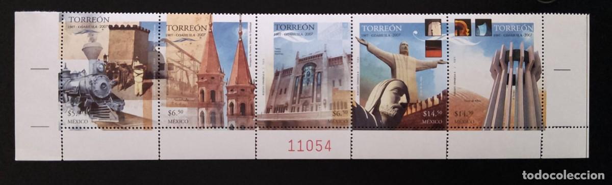 Sellos: SD)MEXICO. CATHEDRALS. CHRIST. ARCHITECTURE. MNH - Foto 1