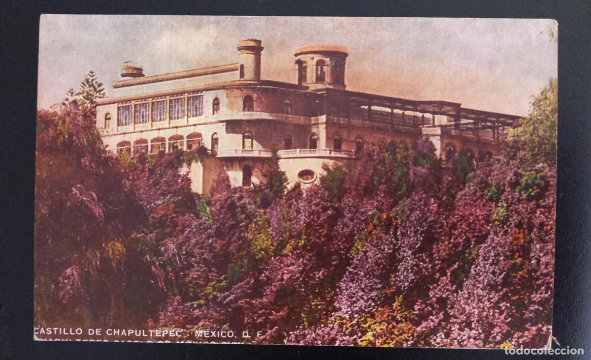 Sellos: SD)MEXICO. POSTCARD. CASTLE CHAPULTEPEC. - Foto 1
