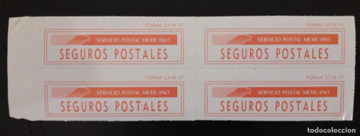 Sellos: SD)MEXICO, POSTAL INSURANCE, MNH - Foto 1