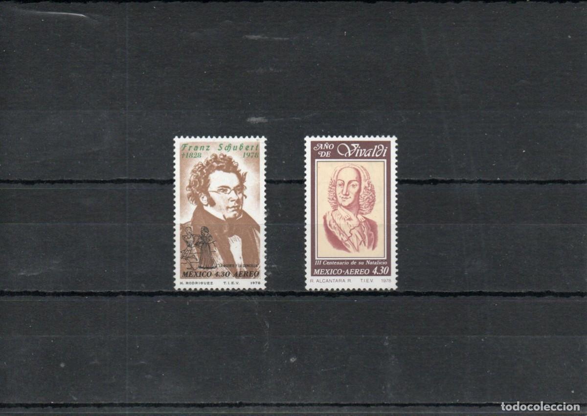 Sellos: MEXICO. SCHUBERT Y VIVALDI. - Foto 1