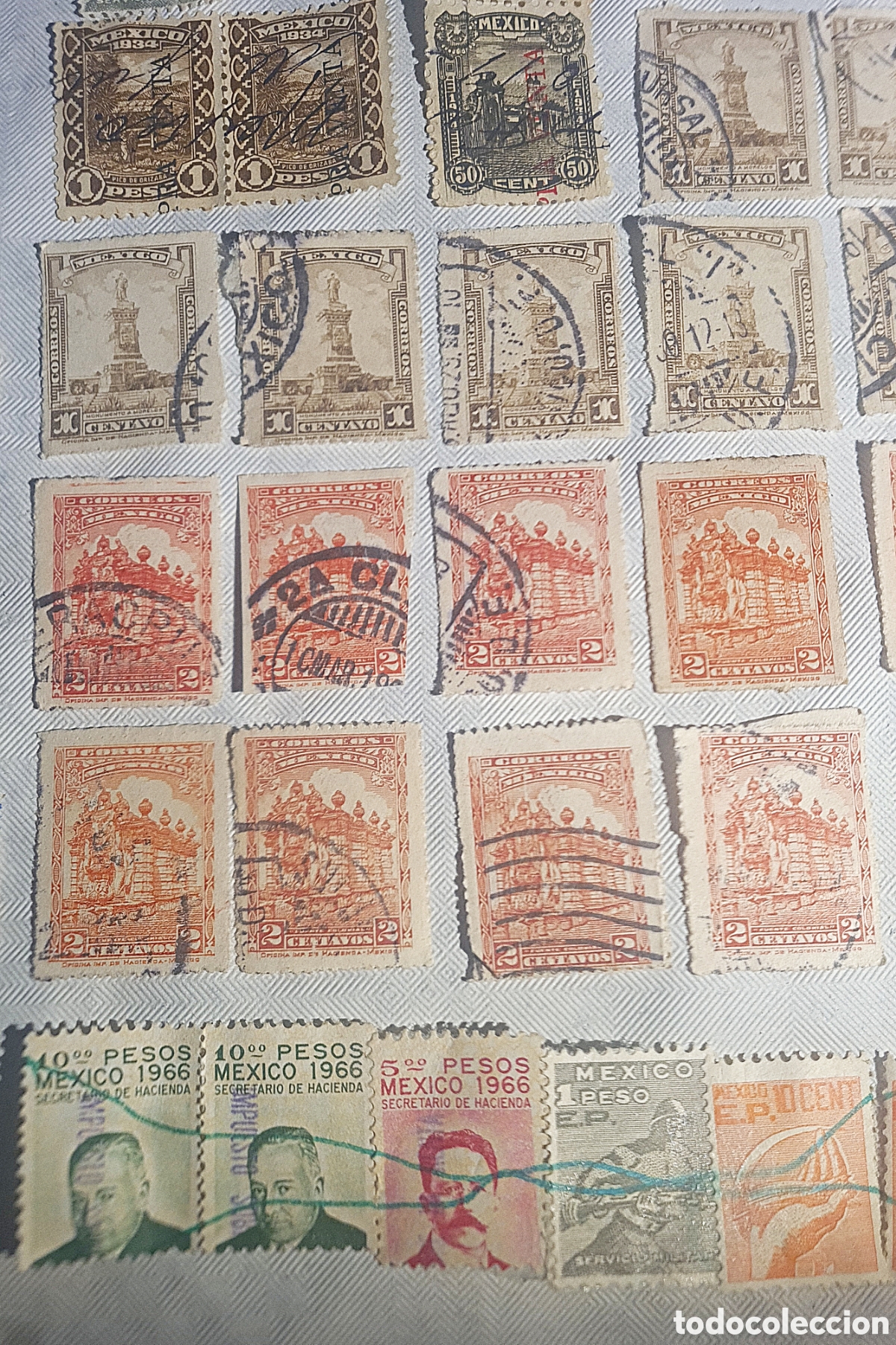Sellos: Colecci&oacute;n sellos M&eacute;xico - Foto 4