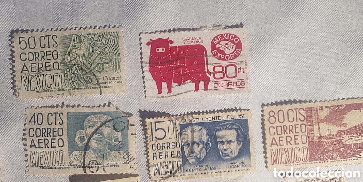 Sellos: Colecci&oacute;n sellos M&eacute;xico - Foto 5
