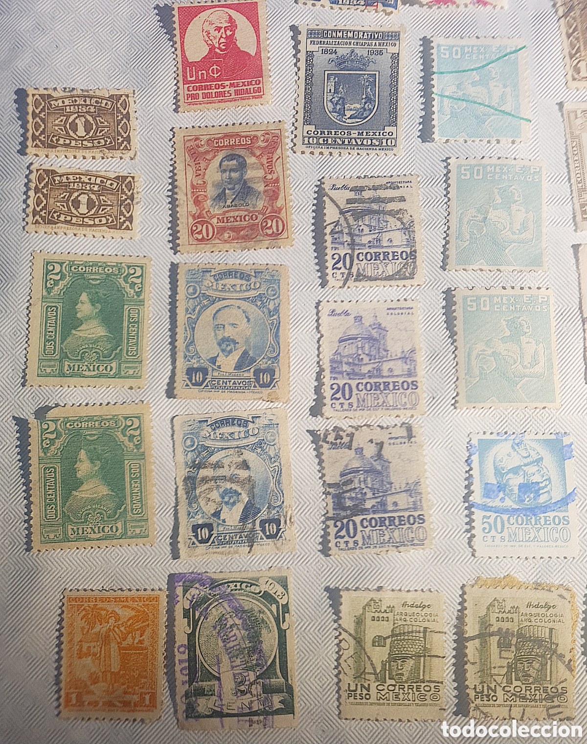 Sellos: Colecci&oacute;n sellos M&eacute;xico - Foto 1