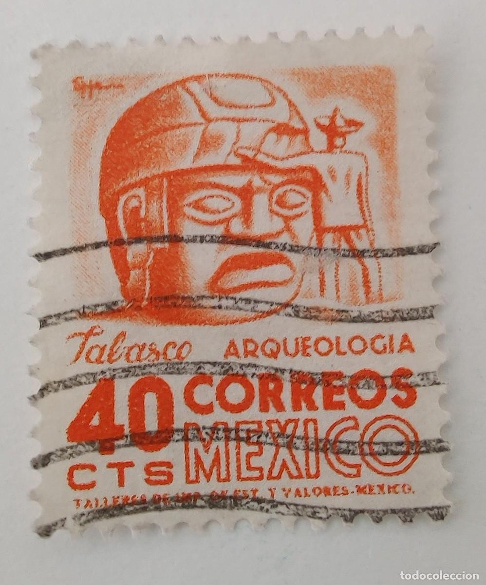 Sellos: Sello De Mexico Tabasco Arqueologia - Foto 1