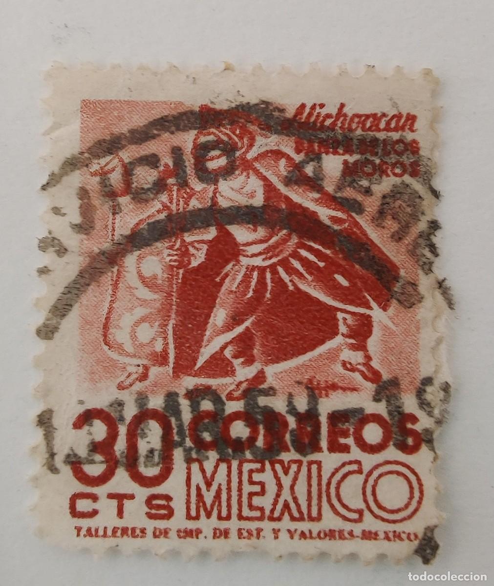 Sellos: Sello De Mexico Danza de los Moros Michoacan - Foto 1